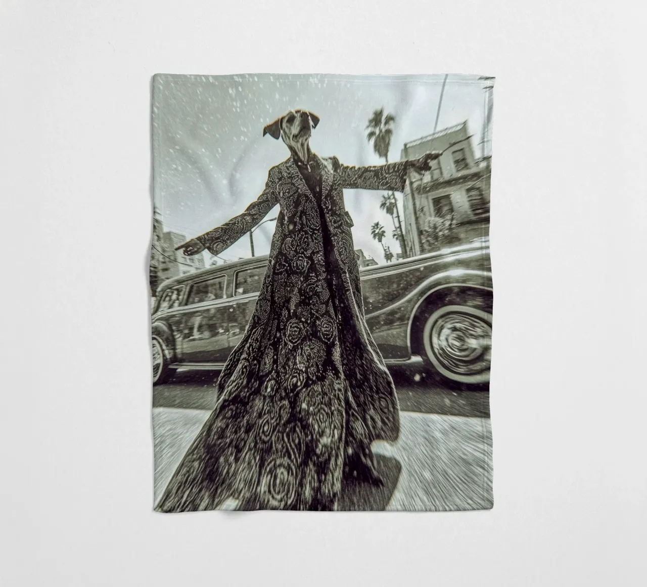 Sam Fleecedecke von Affiches Chien Originales – Dogland