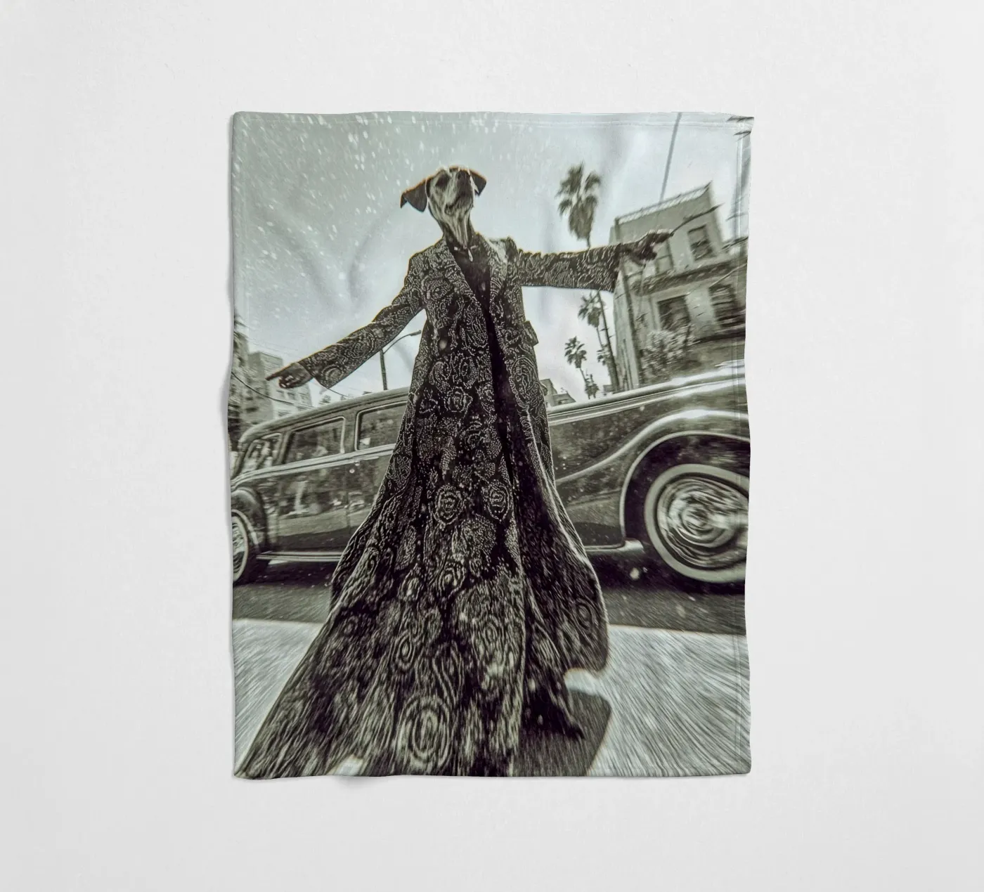 Sam coperta in pile da Affiches Chien Originales – Dogland