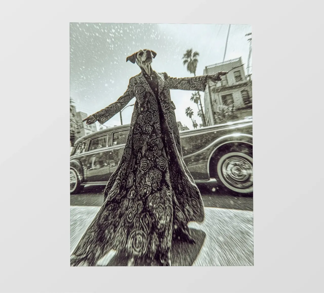 Sam pellicola backlit da Affiches Chien Originales – Dogland