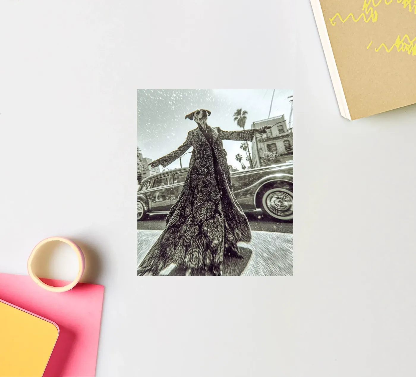 Sam Sticker von Affiches Chien Originales – Dogland