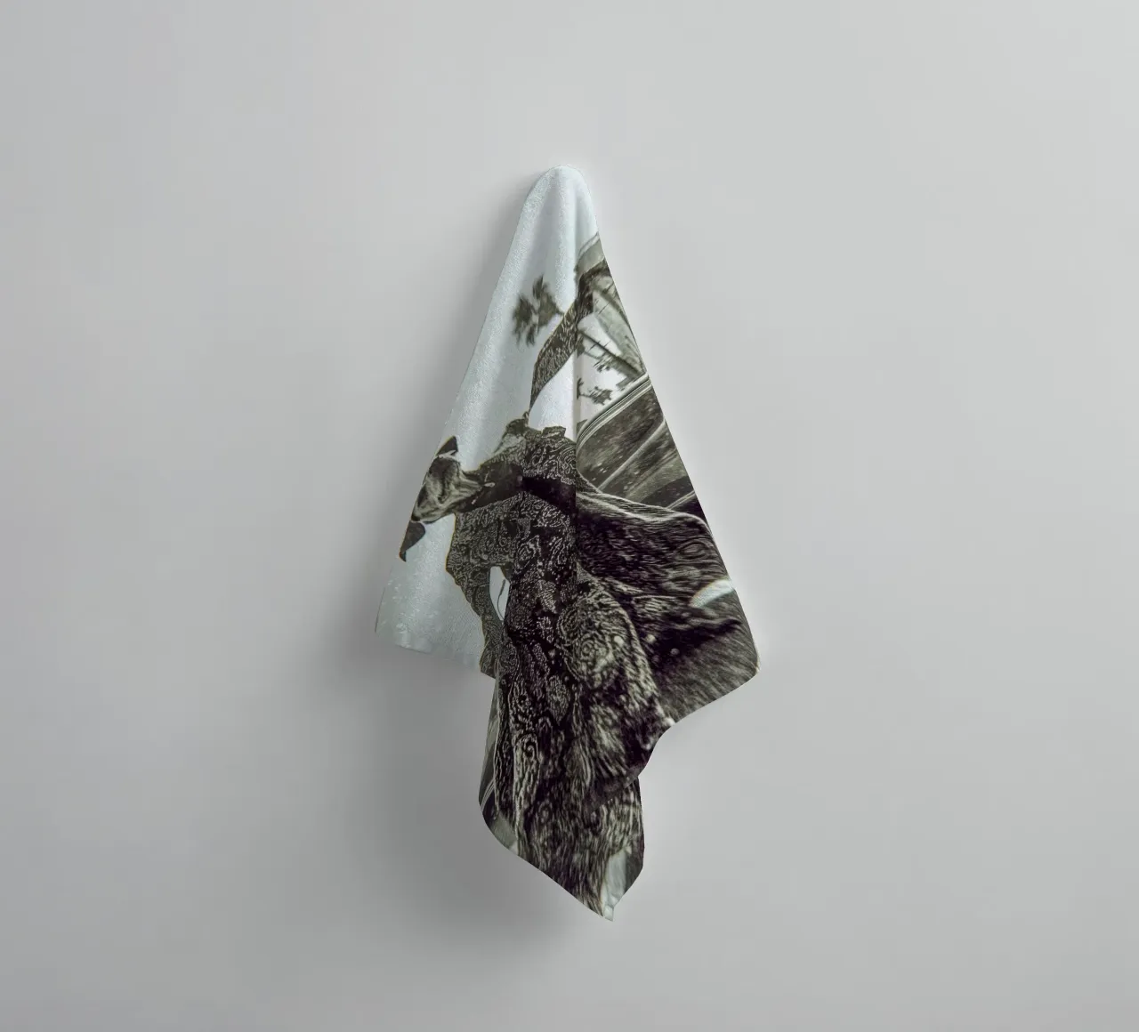 Sam badhanddoek van Affiches Chien Originales – Dogland