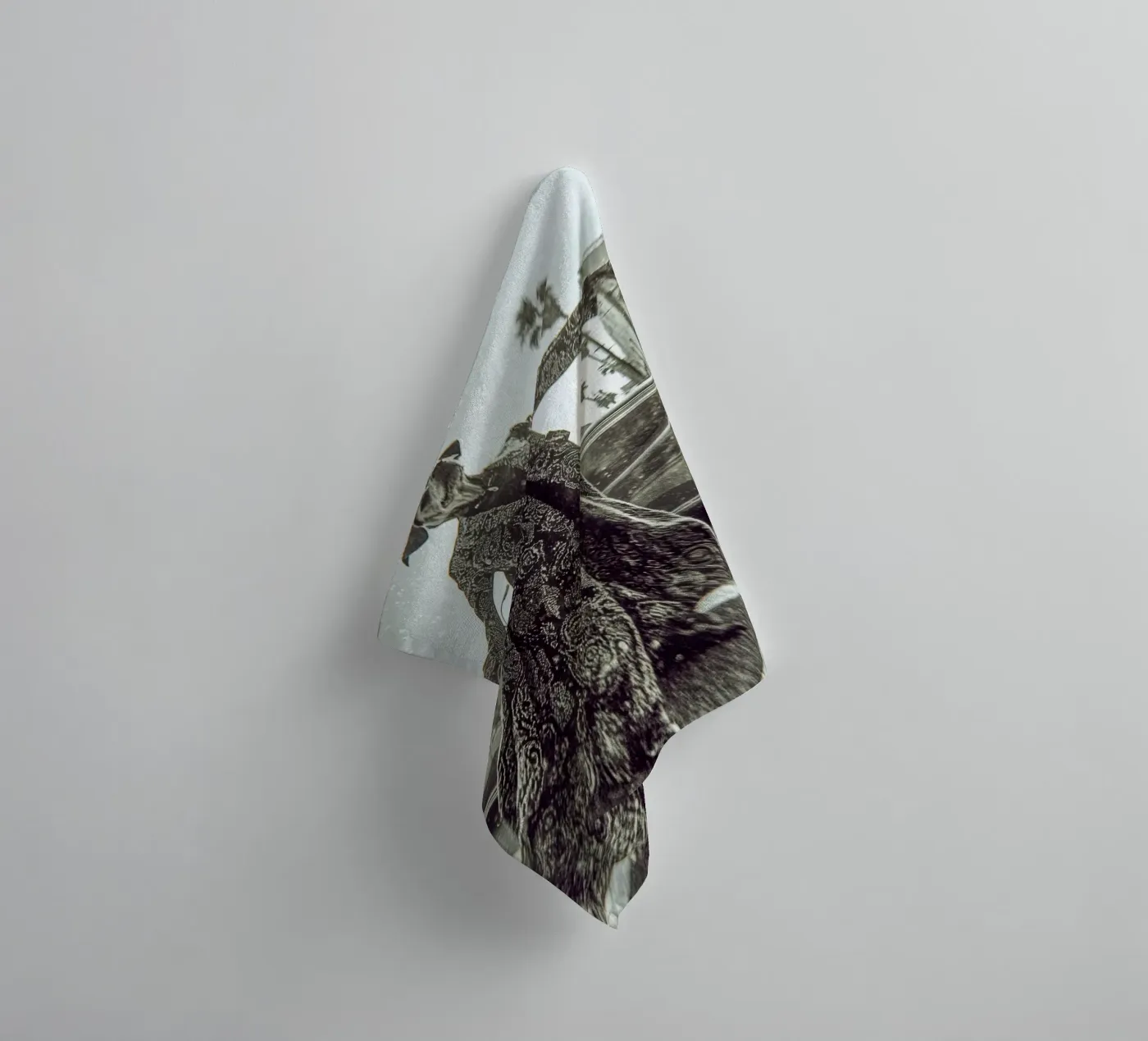 Sam Handtuch von Affiches Chien Originales – Dogland