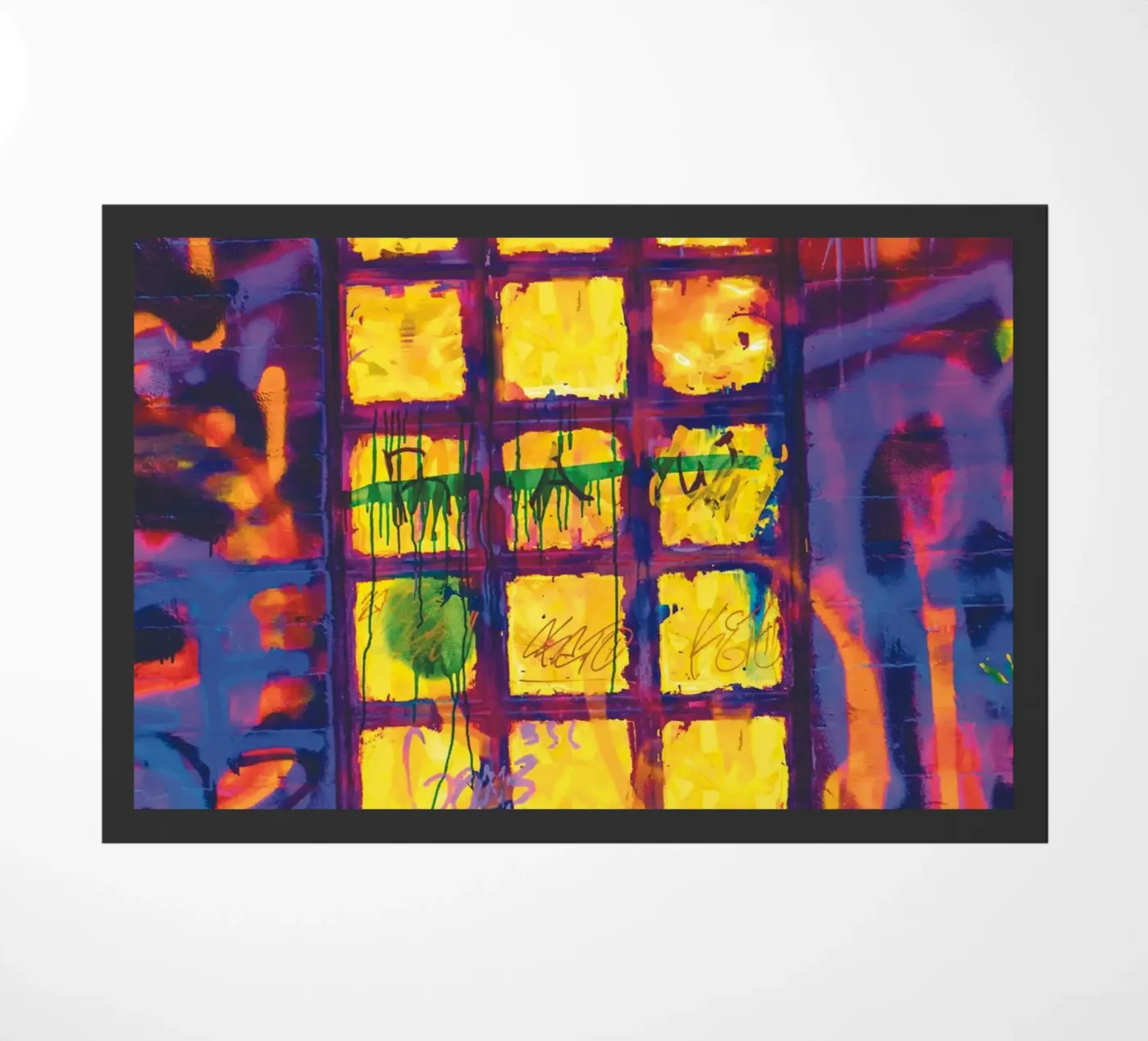 Yellow Window paillasson de Dave Hare Photography