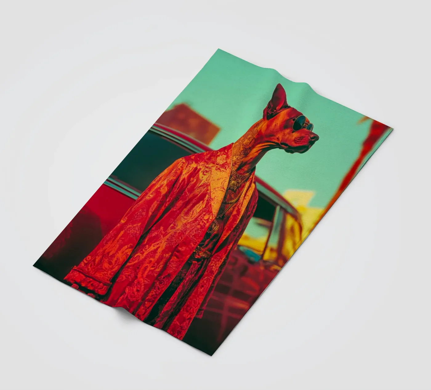 Doby fleecedeken van Affiches Chien Originales – Dogland