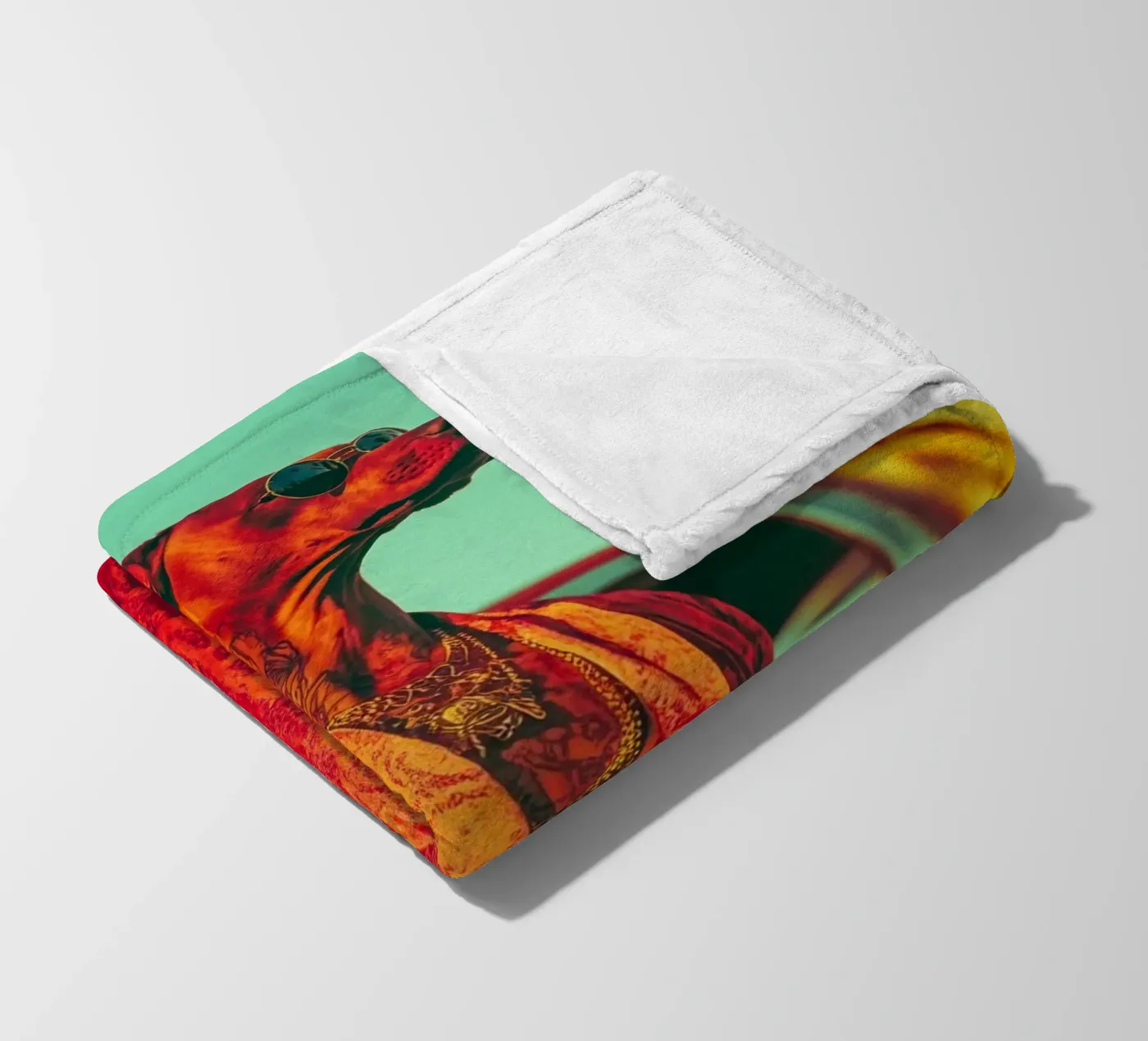 Doby Fleecedecke von Affiches Chien Originales – Dogland