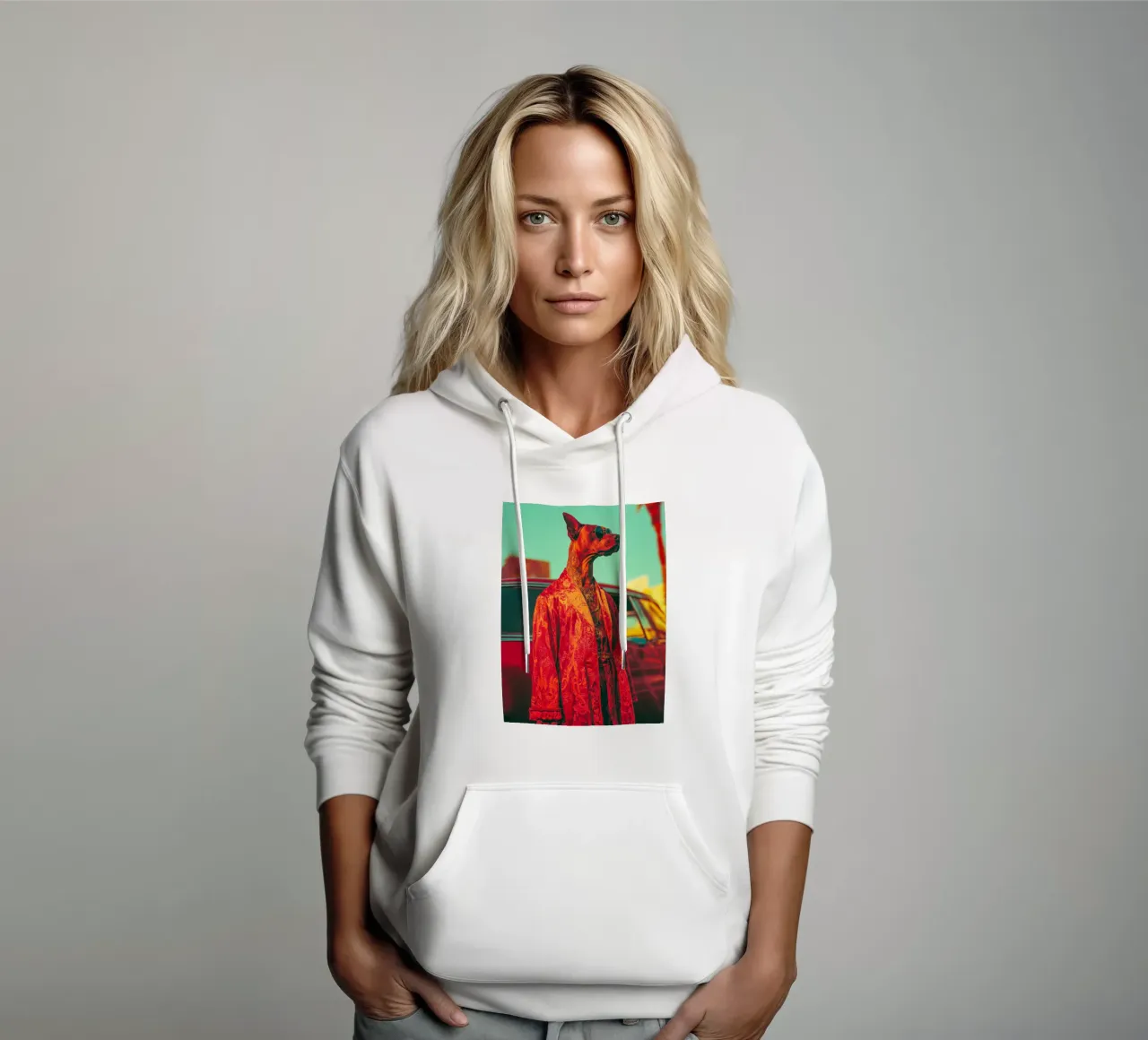 Doby felpa con cappuccio da Affiches Chien Originales – Dogland