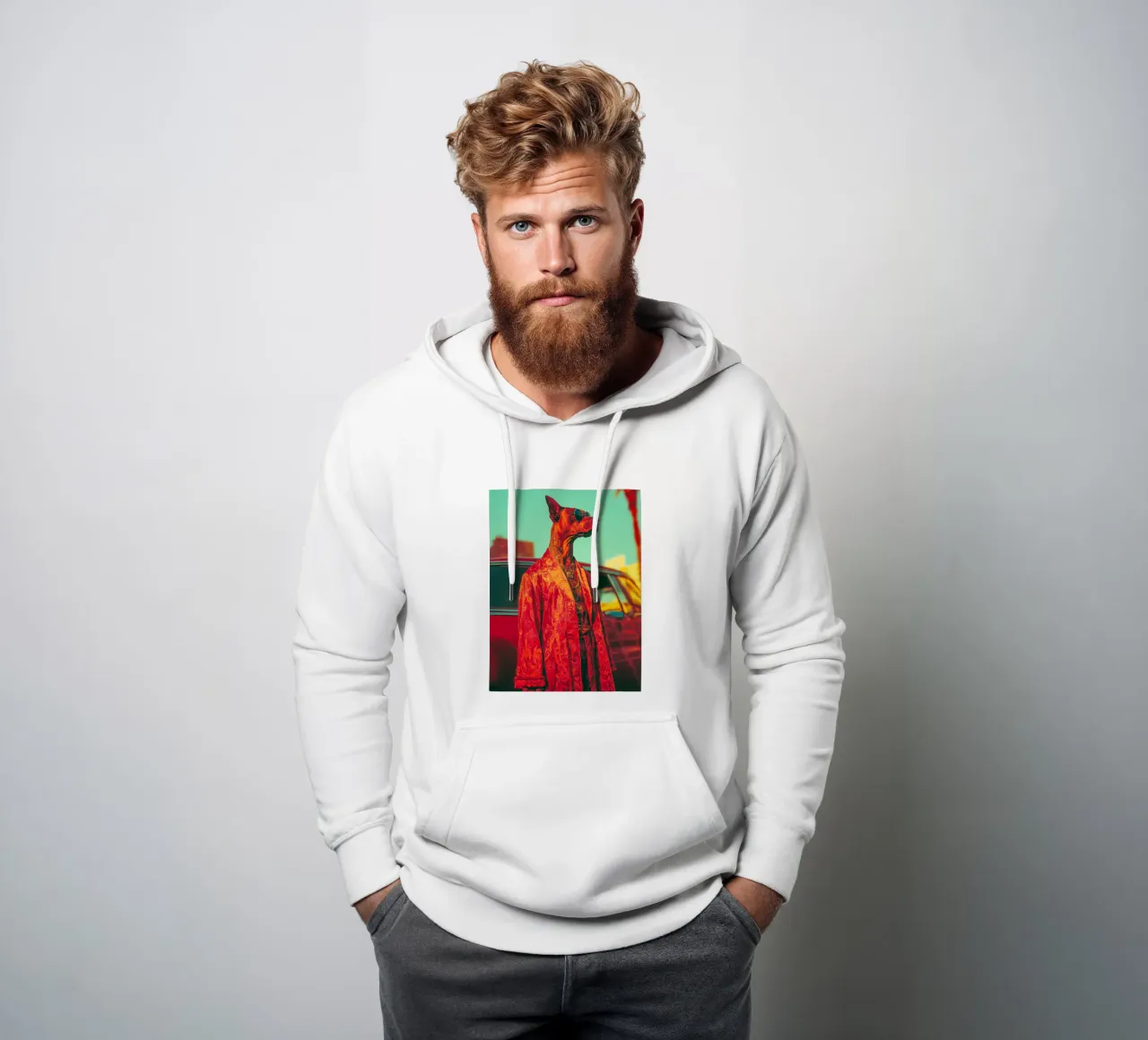 Doby felpa con cappuccio da Affiches Chien Originales – Dogland