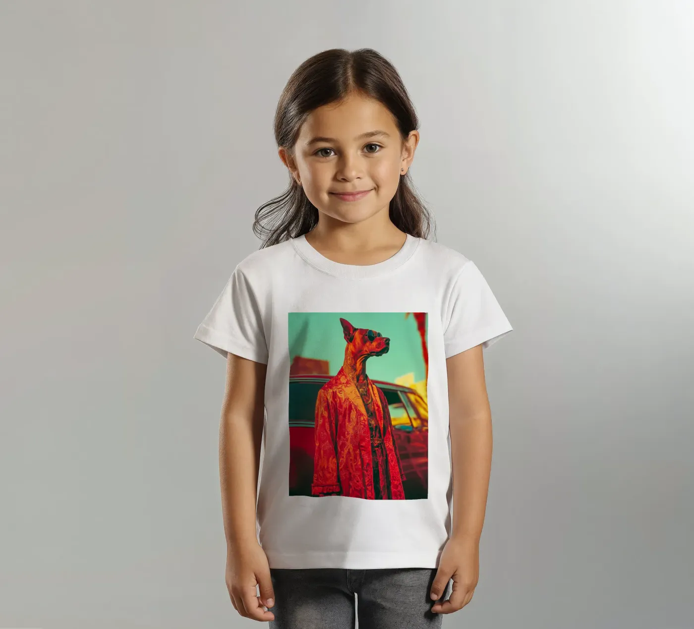 Doby t-shirt bambini da Affiches Chien Originales – Dogland