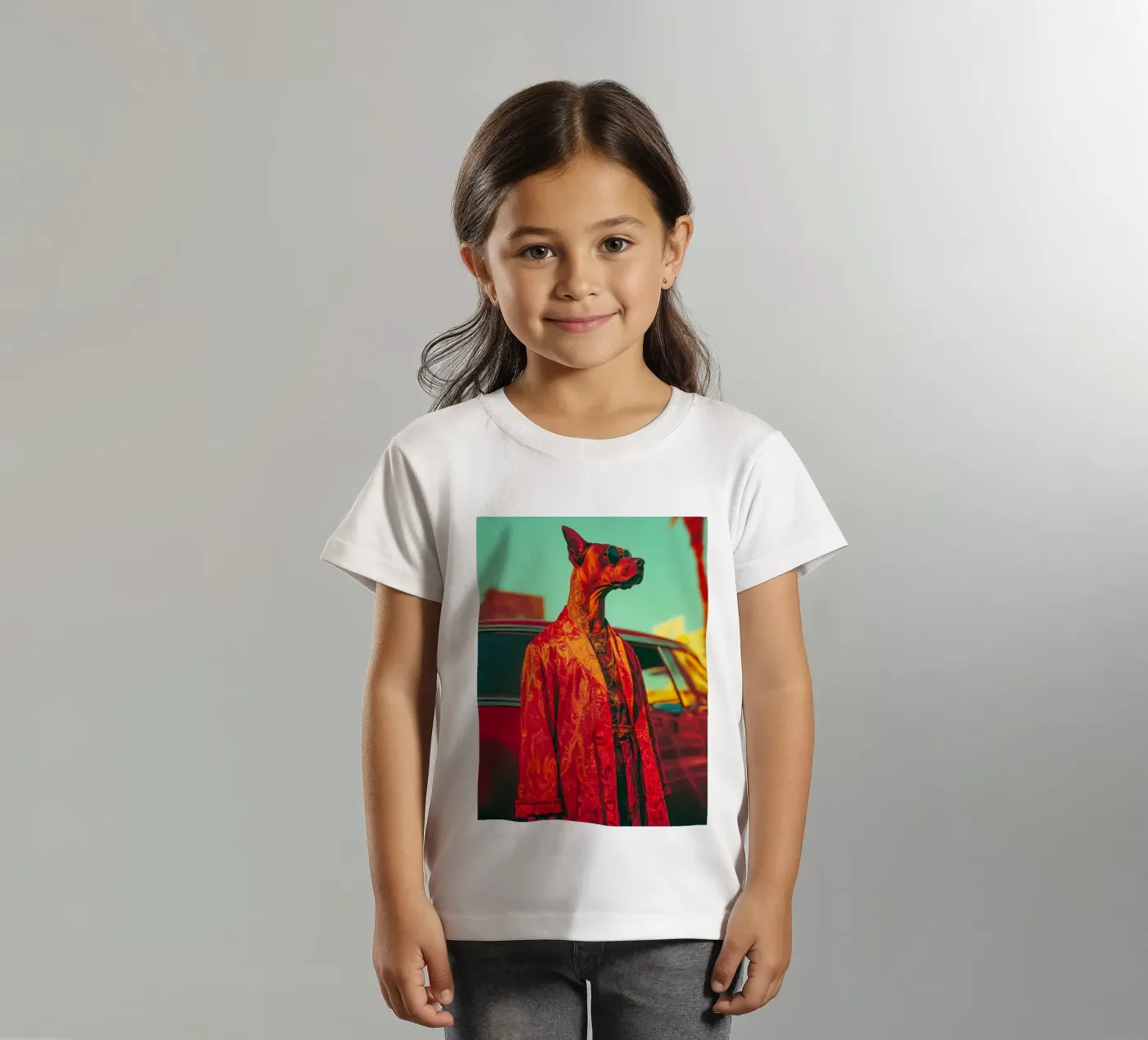 Doby kinder t-shirt van Affiches Chien Originales – Dogland