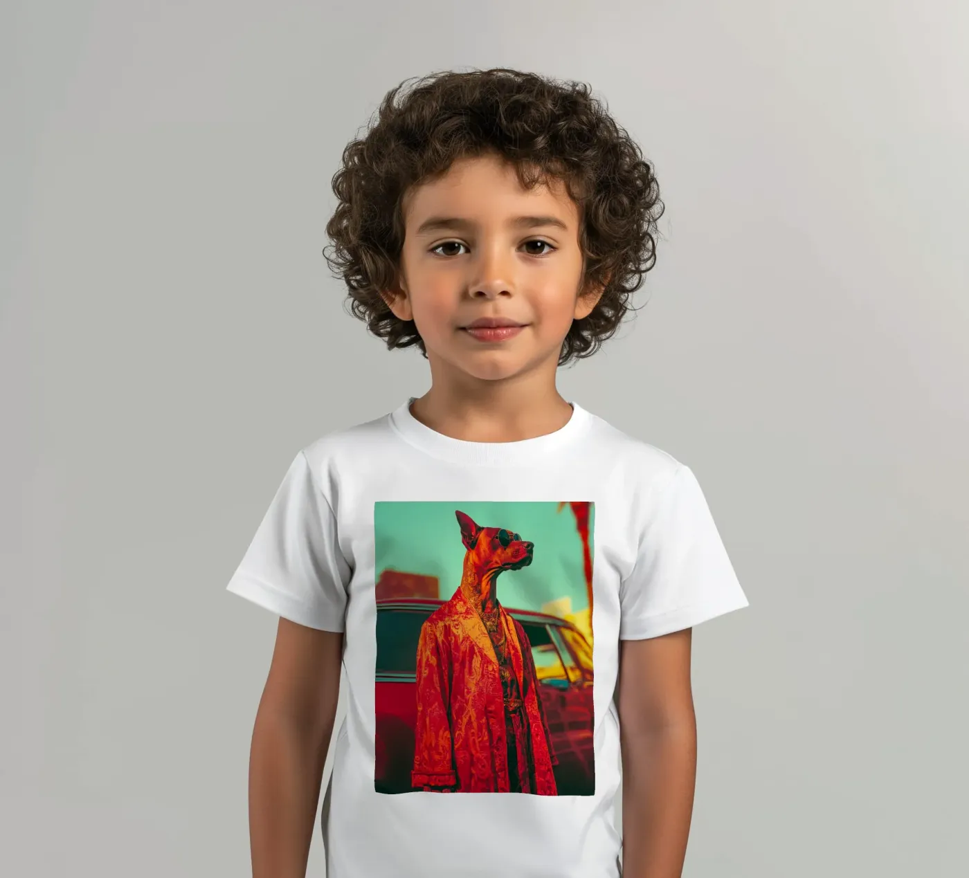 Doby t-shirt bambini da Affiches Chien Originales – Dogland