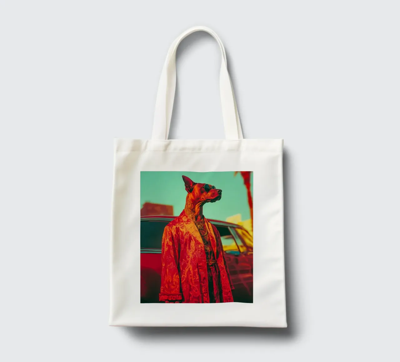 Doby borsa in juta da Affiches Chien Originales – Dogland