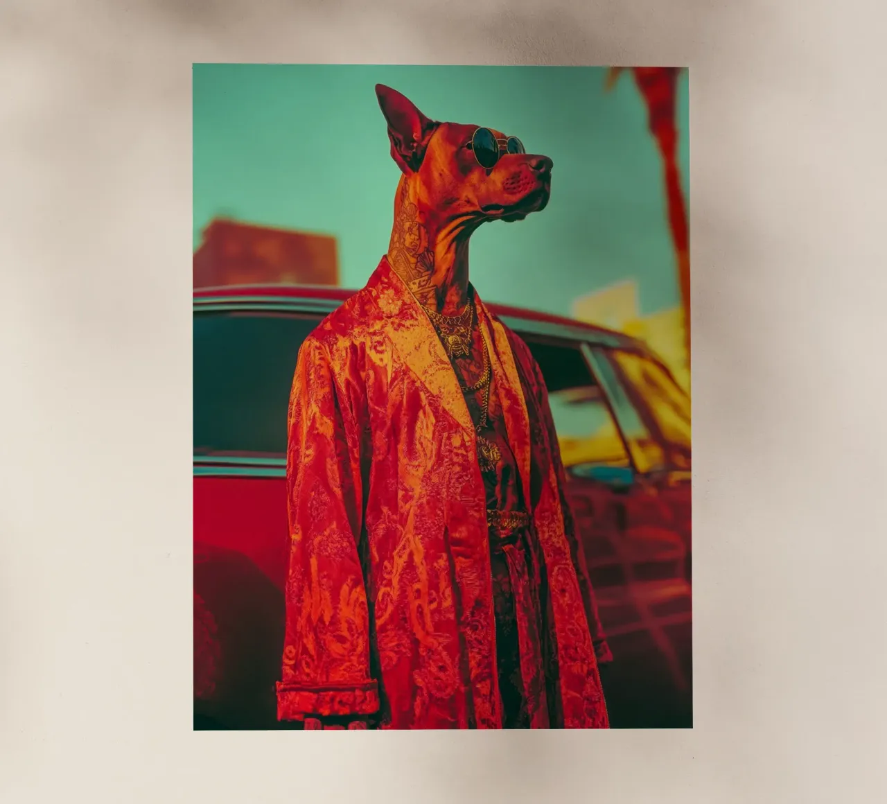 Doby pellicola backlit da Affiches Chien Originales – Dogland