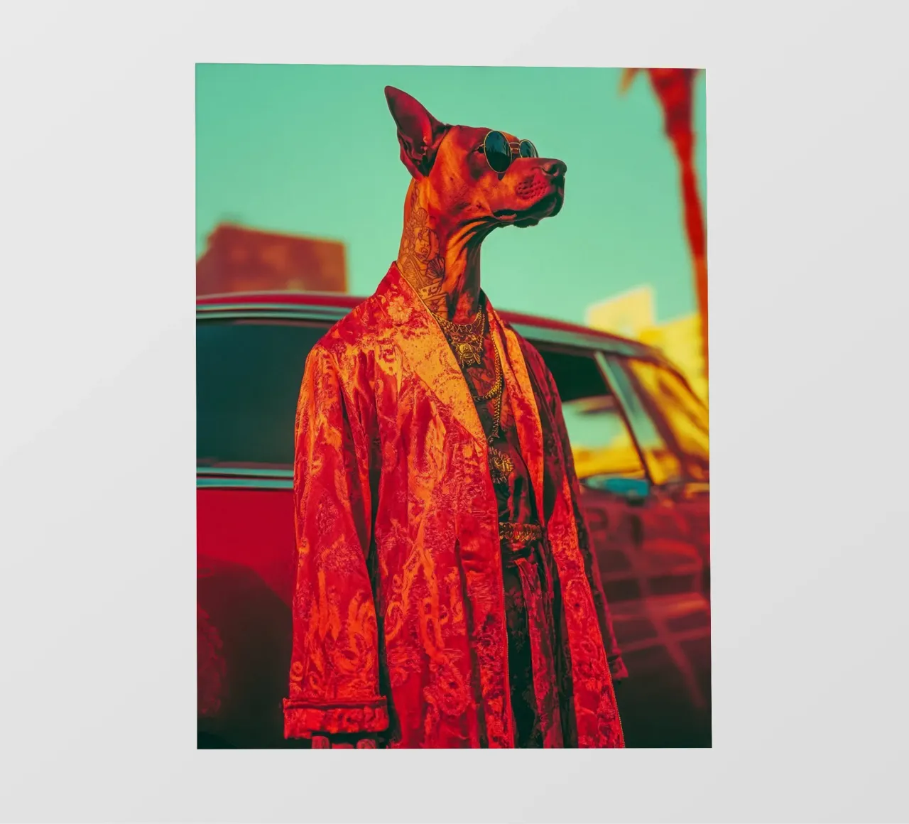 Doby pellicola backlit da Affiches Chien Originales – Dogland