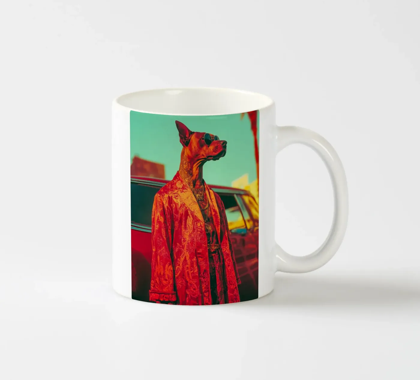 Doby ceramic mug by Affiches Chien Originales – Dogland