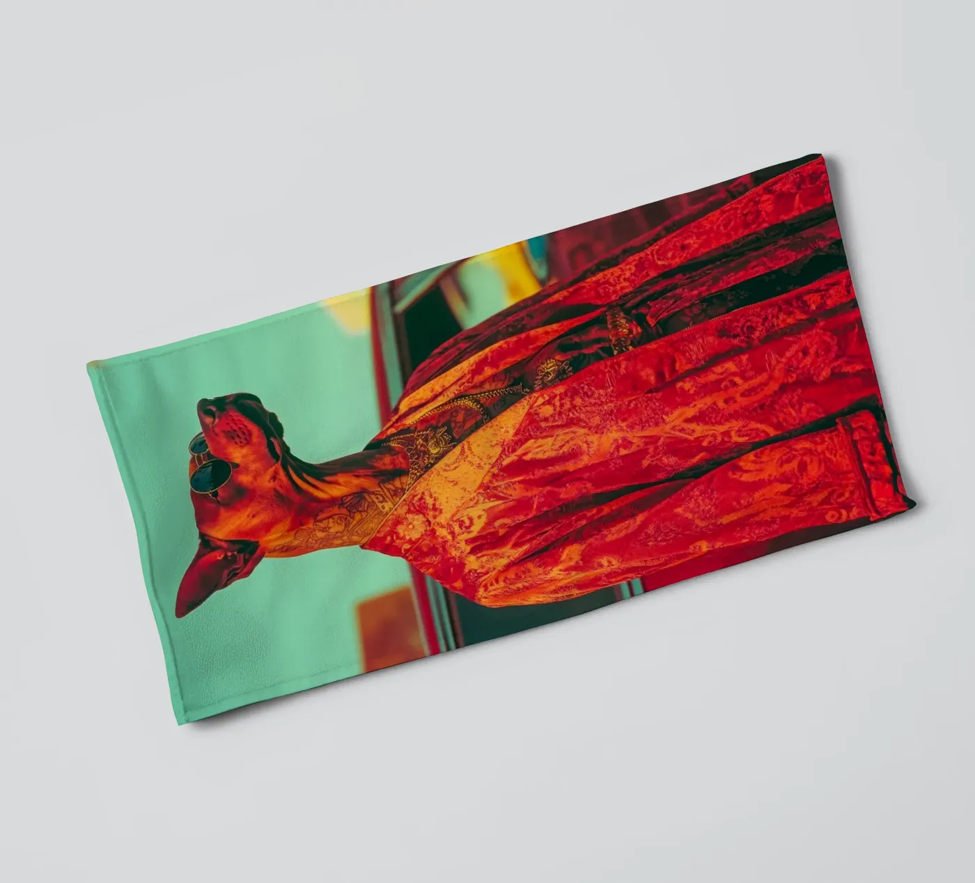 Doby badhanddoek van Affiches Chien Originales – Dogland