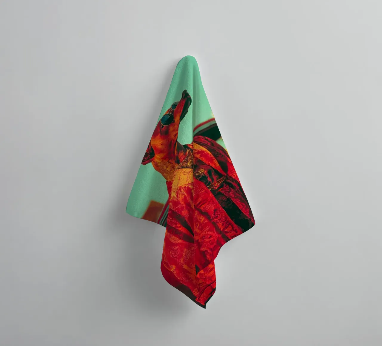 Doby badhanddoek van Affiches Chien Originales – Dogland