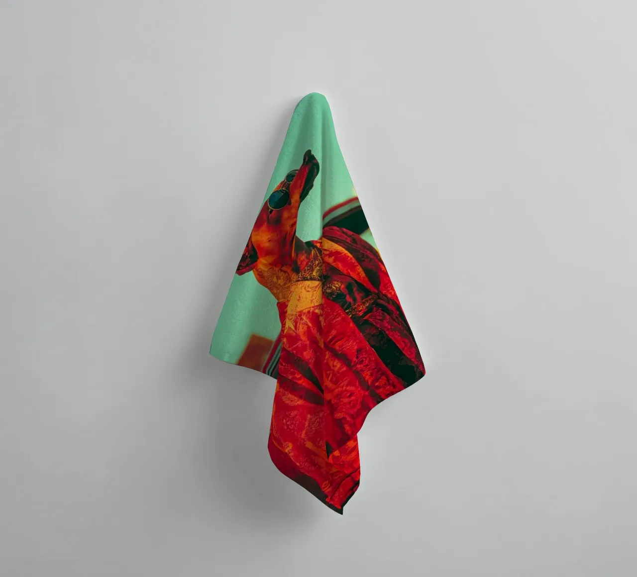 Doby badhanddoek van Affiches Chien Originales – Dogland