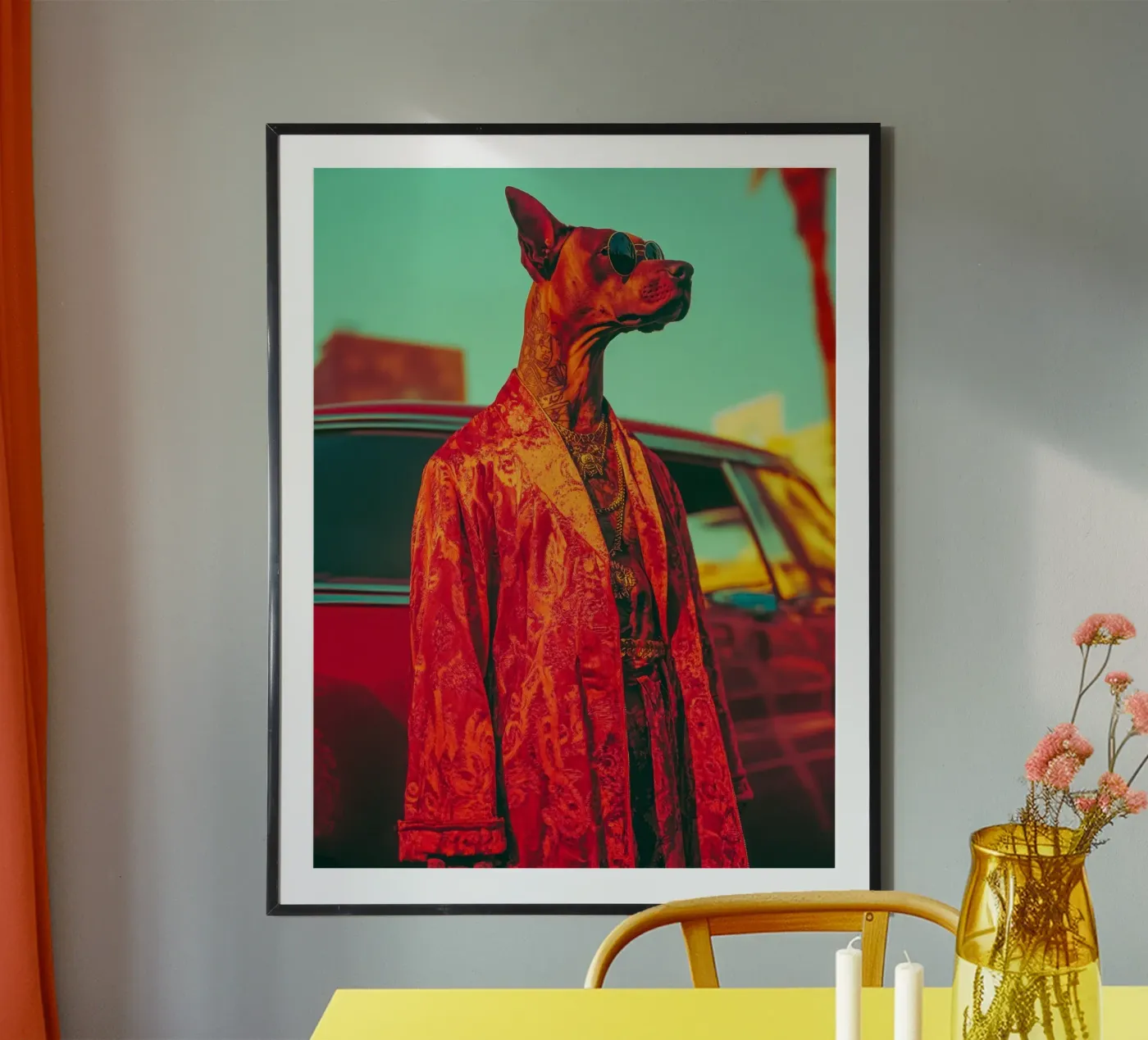Doby poster by Affiches Chien Originales – Dogland