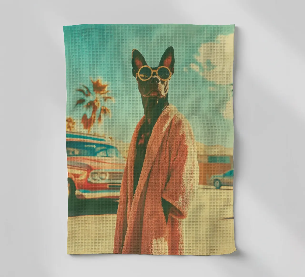 Luny canovaccio da cucina da Affiches Chien Originales – Dogland