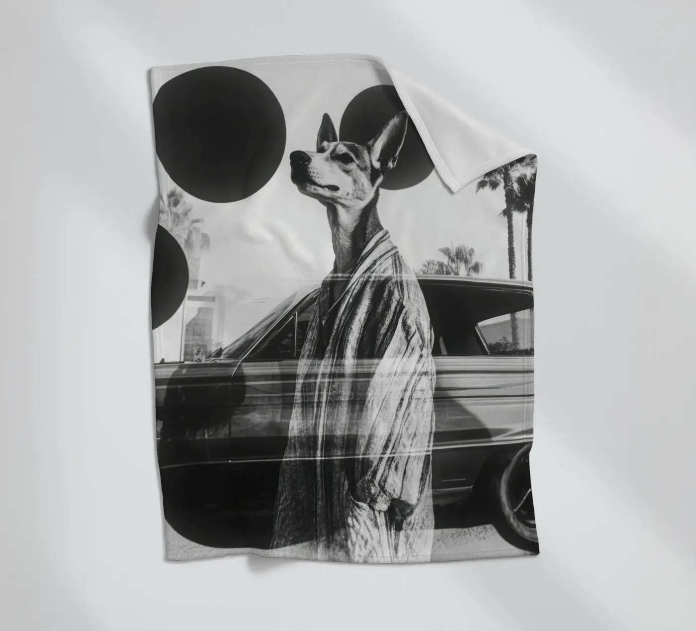 Samy fleecedeken van Affiches Chien Originales – Dogland