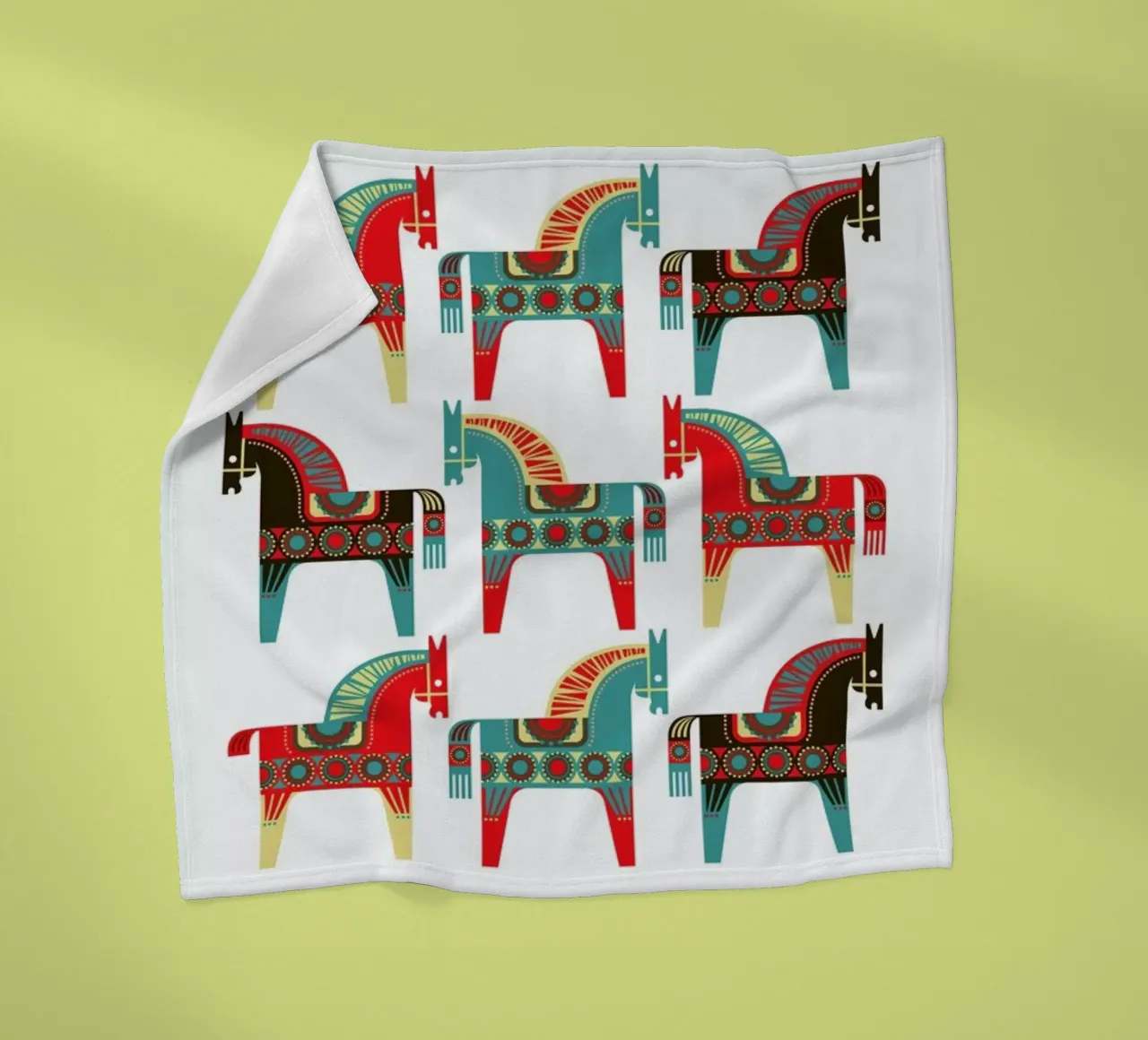 Dala Horses 1 coperta in pile da Visual Philosophy