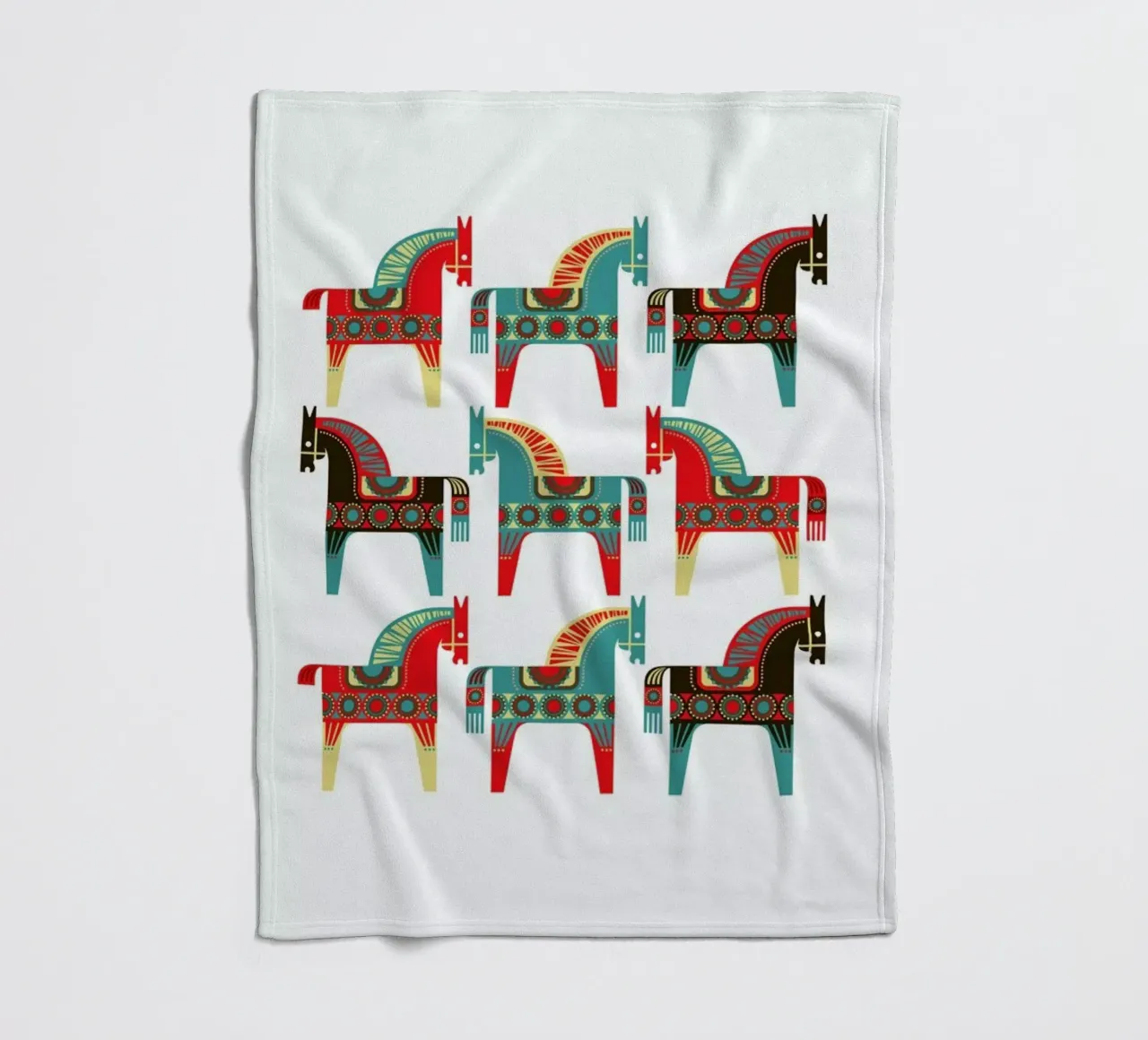 Dala Horses 1 coperta in pile da Visual Philosophy