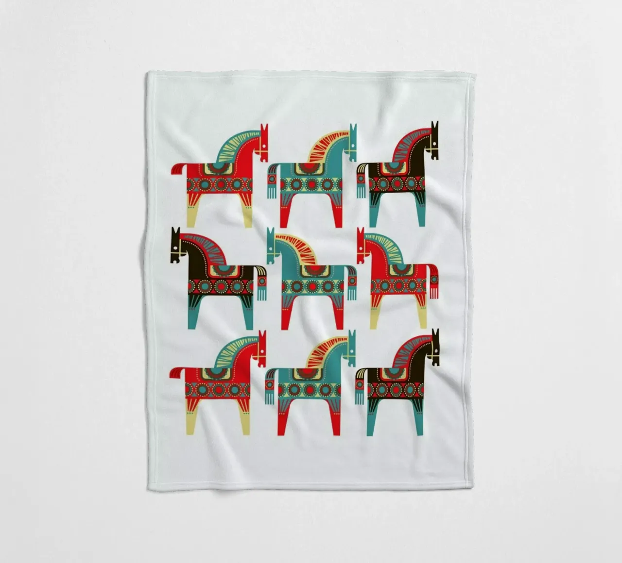 Dala Horses 1 coperta in pile da Visual Philosophy