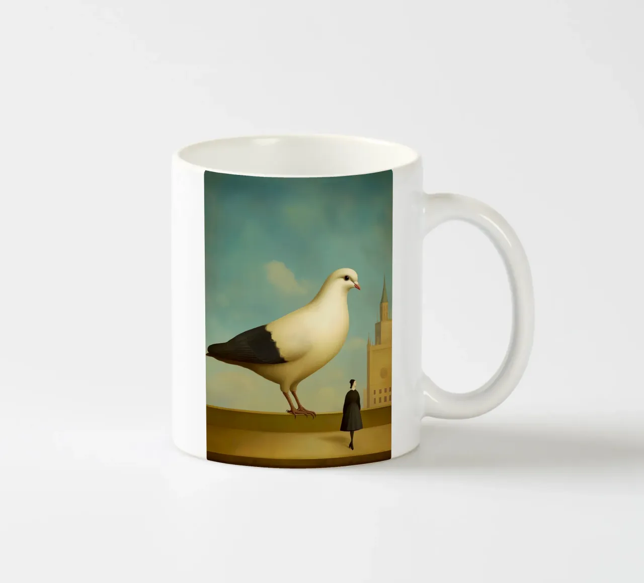Silent Guardian tazza in ceramica da christephania