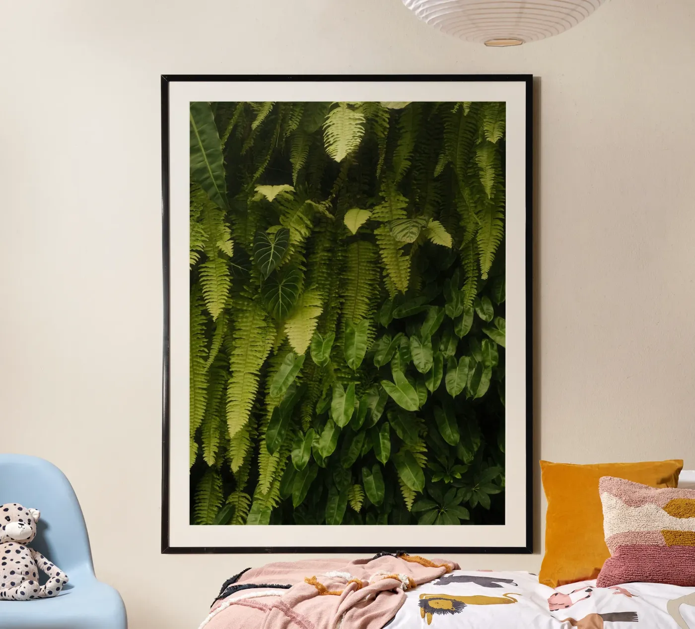leaf shape the wave poster by juli