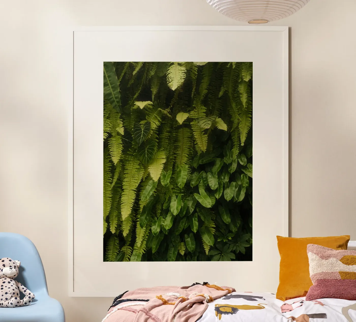 leaf shape the wave poster by juli