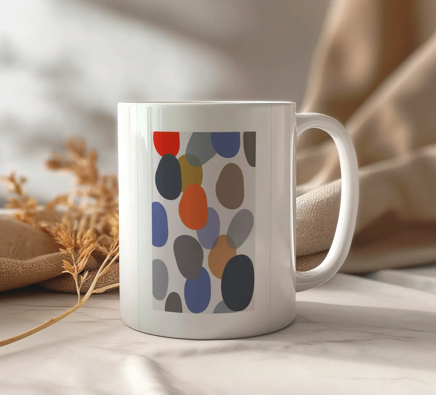 Beach Comber 2 ceramic mug by Visual Philosophy