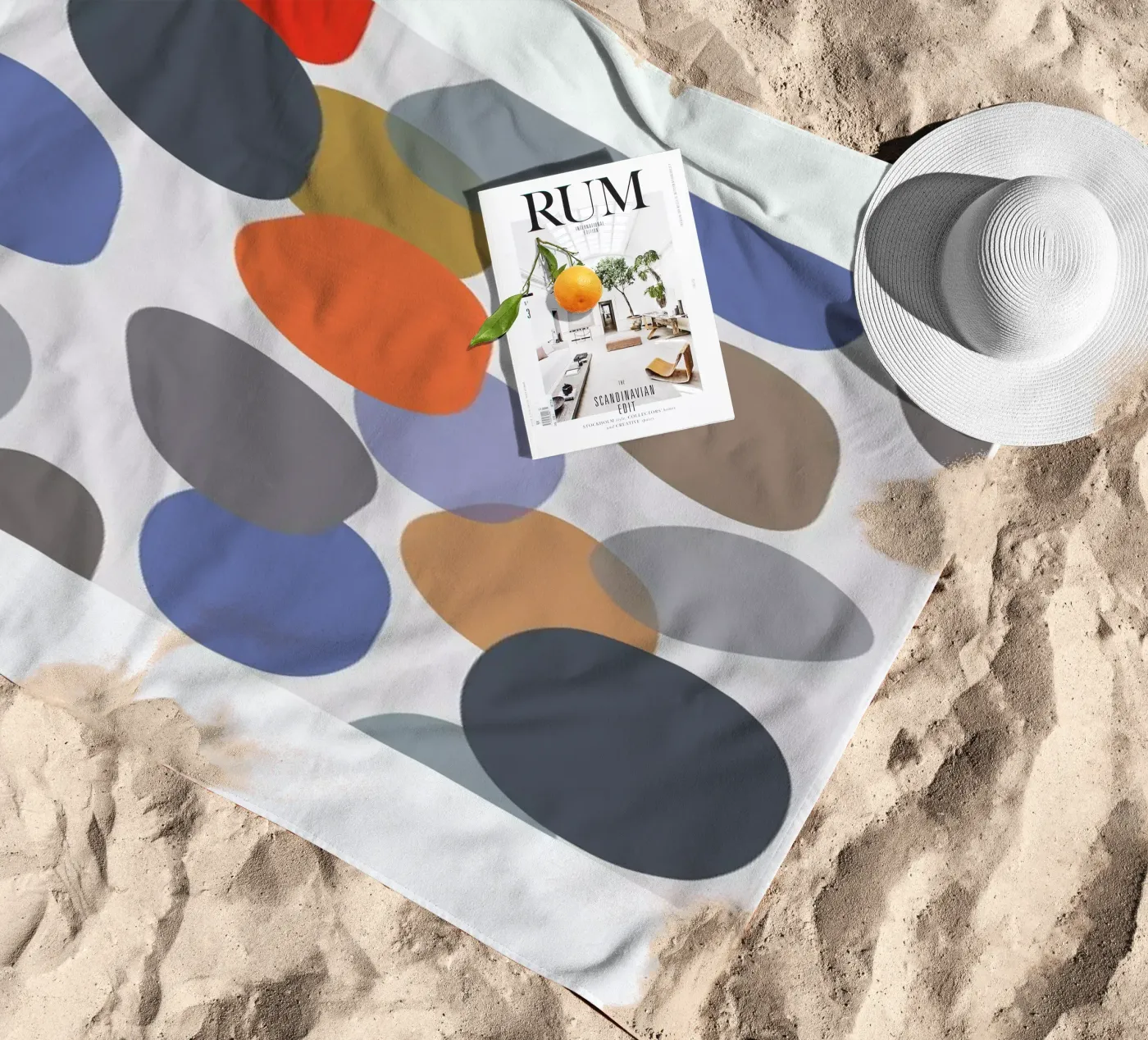Beach Comber 2 beach towel by Visual Philosophy
