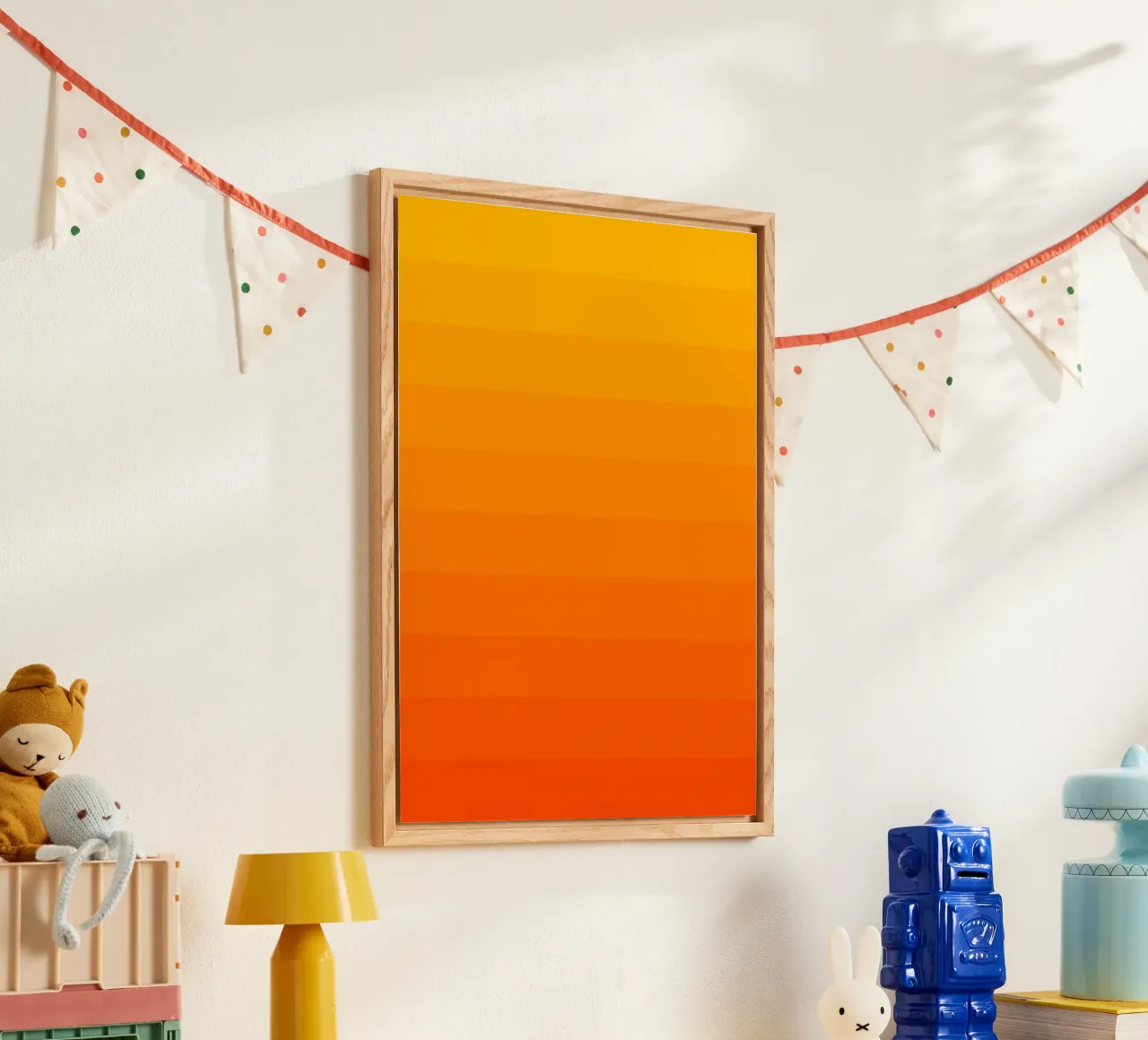 Orange Gradient Tones plexiglass da Paigaam Studio