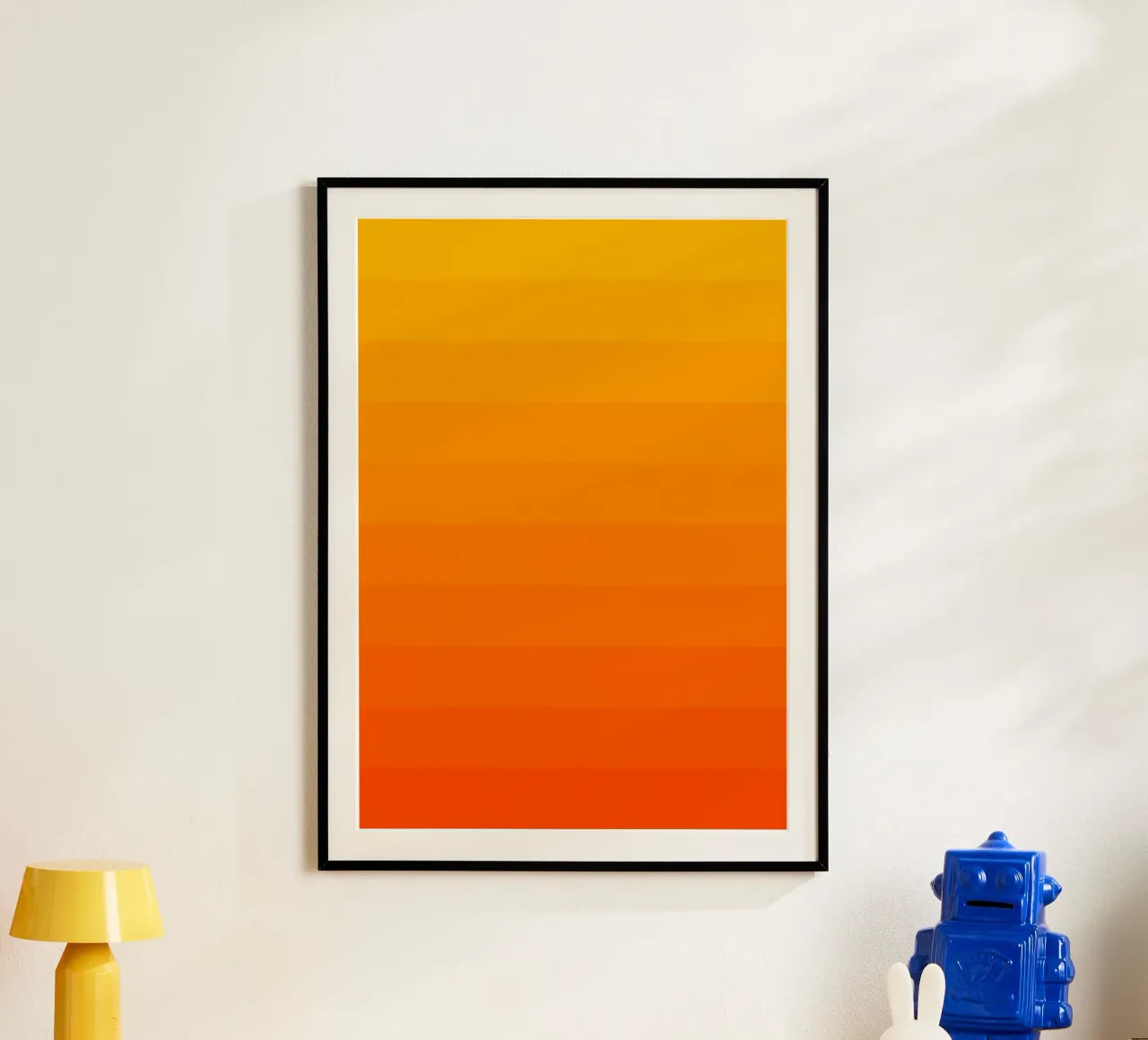 Orange Gradient Tones hahnemühle by Paigaam Studio