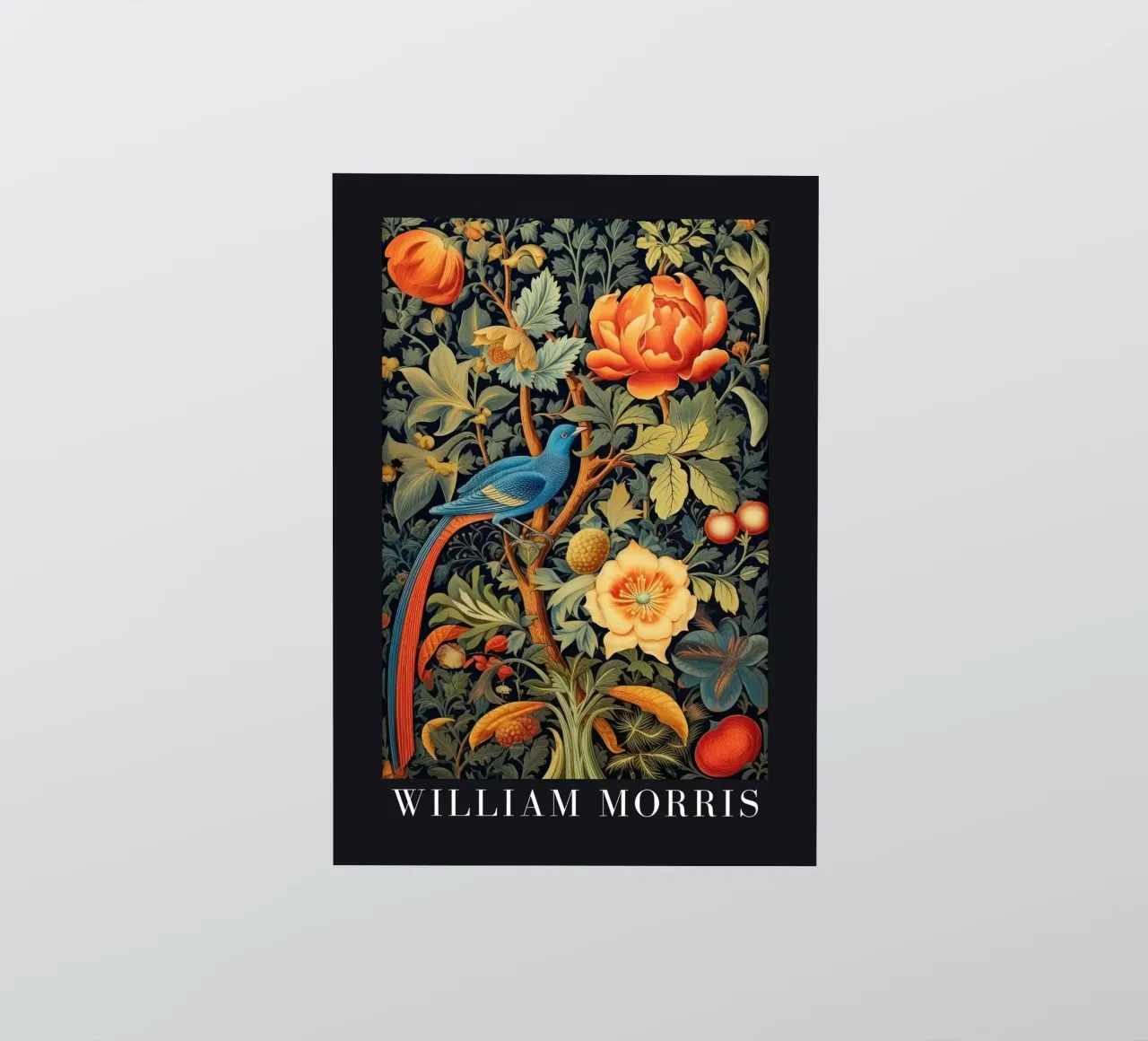 William Morris "Patterns of Nature: William Morris' Floral Pr adesivo da Nikis Art Studio