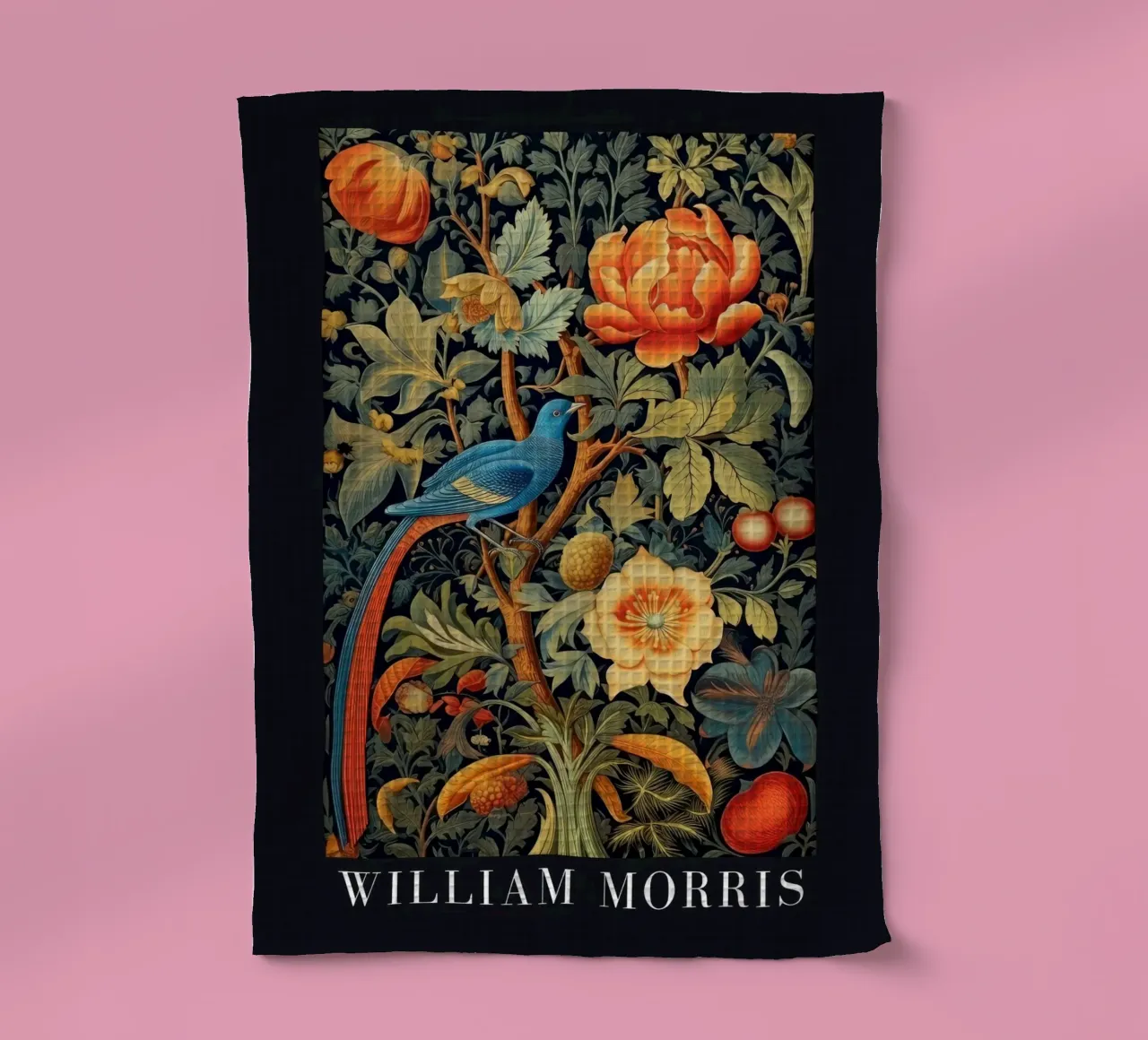 William Morris "Patterns of Nature: William Morris' Floral Pr canovaccio da cucina da Nikis Art Studio