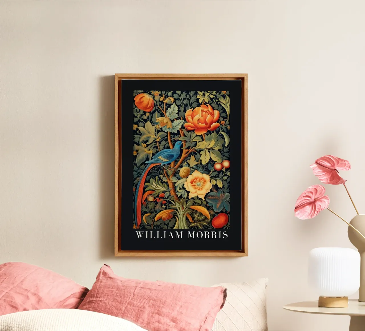William Morris "Patterns of Nature: William Morris' Floral Pr tela da Nikis Art Studio