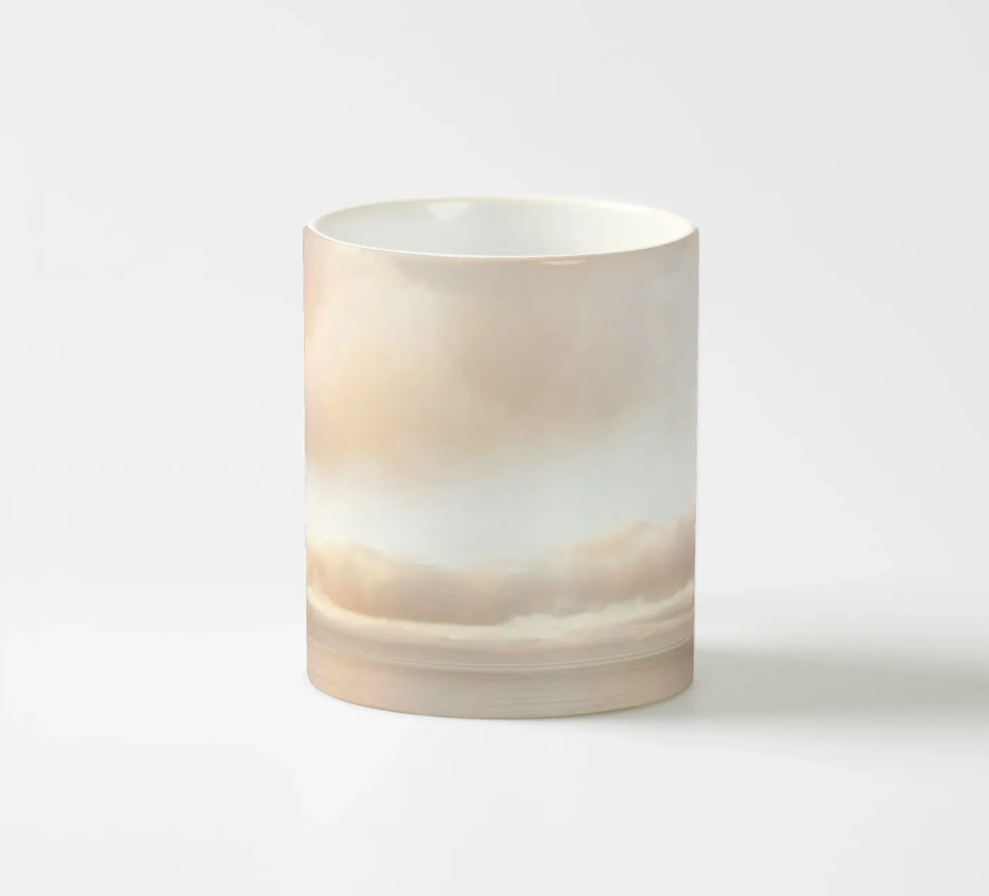 Soft Ocean Clouds ceramic mug by andreas12
