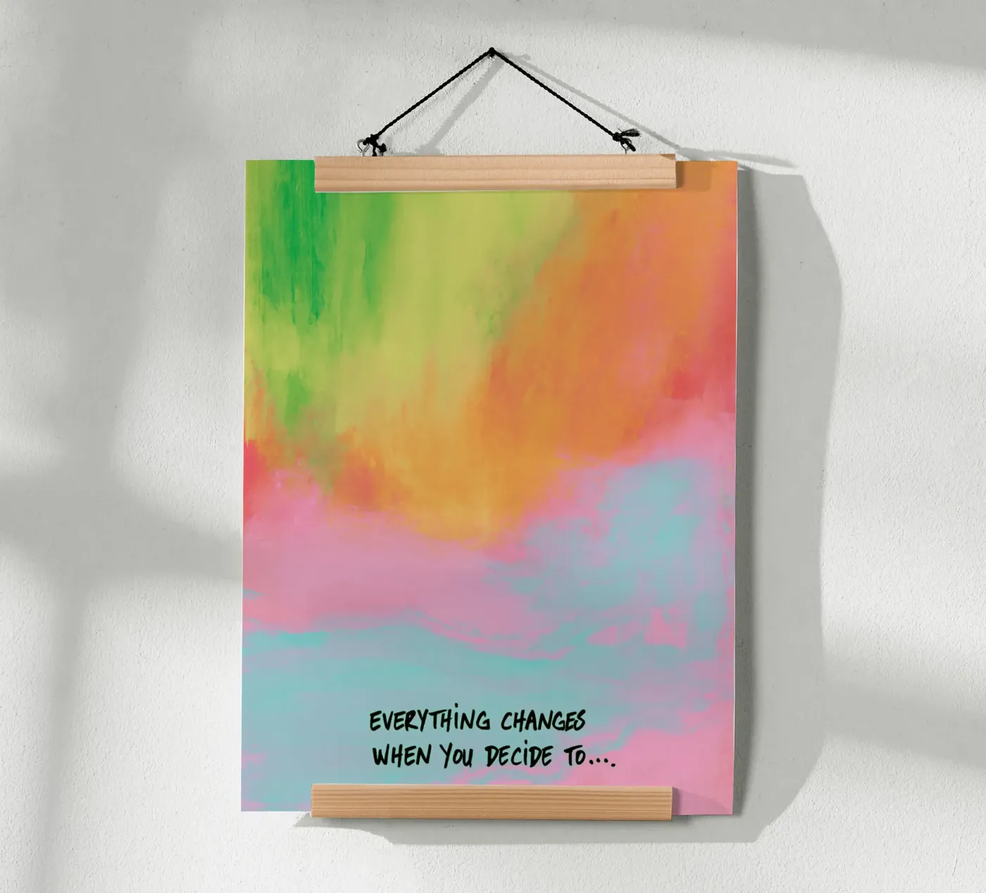 Your decision changes everything poster by Carinaprint