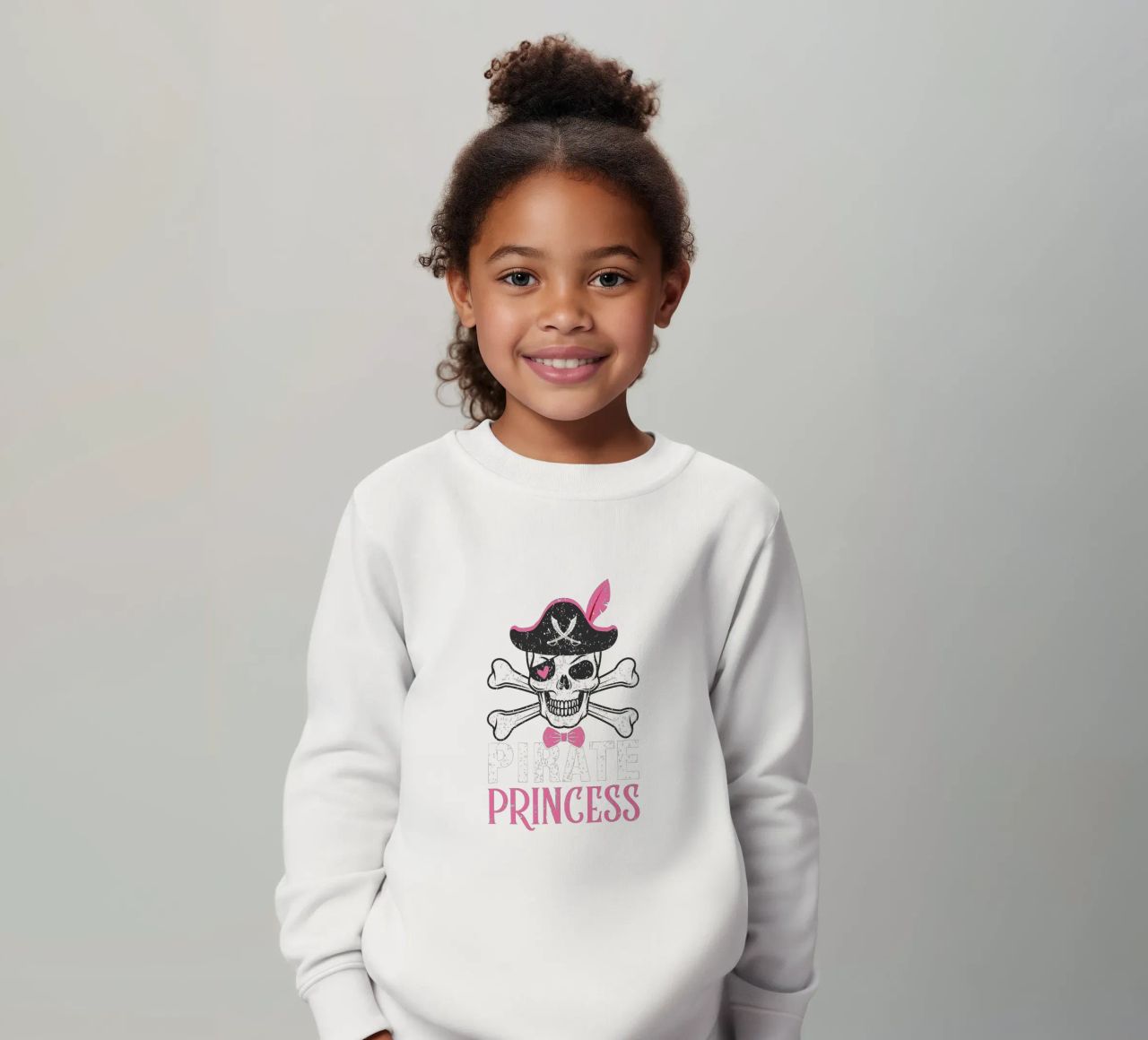 Pirate Princess kinder sweatshirt van edsonramosart