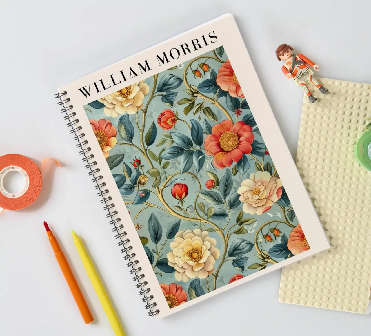 William Morris "Morris-Magie: Die Symphonie der Muster" Ringbuch von Nikis Art Studio