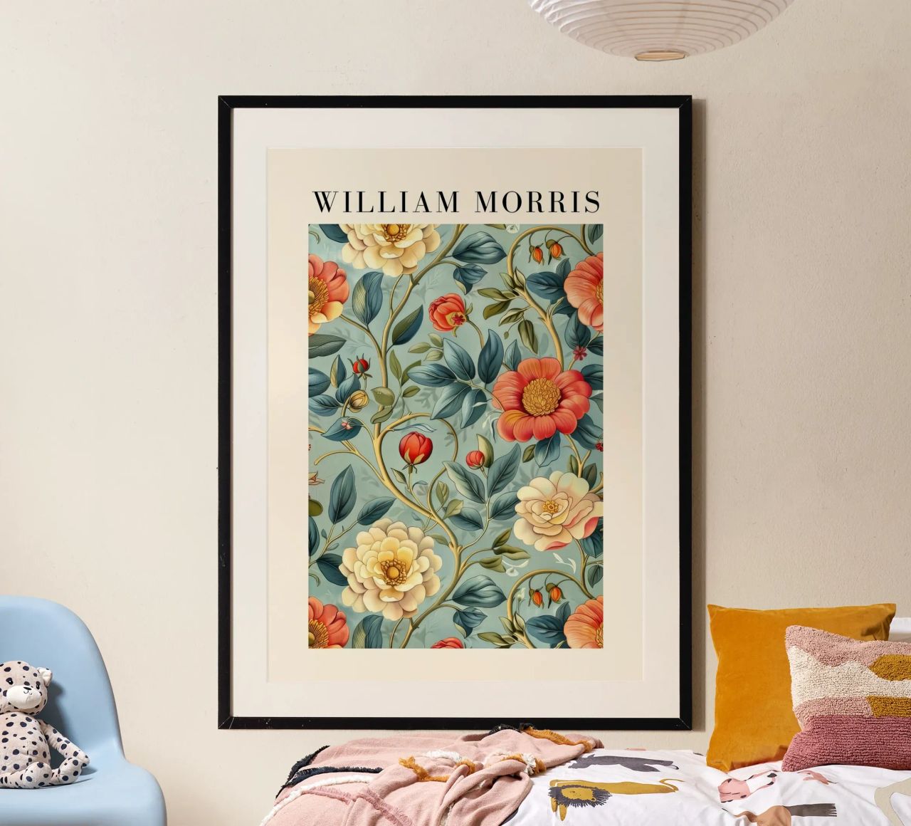 William Morris "Morris-Magie: Die Symphonie der Muster" Poster von Nikis Art Studio