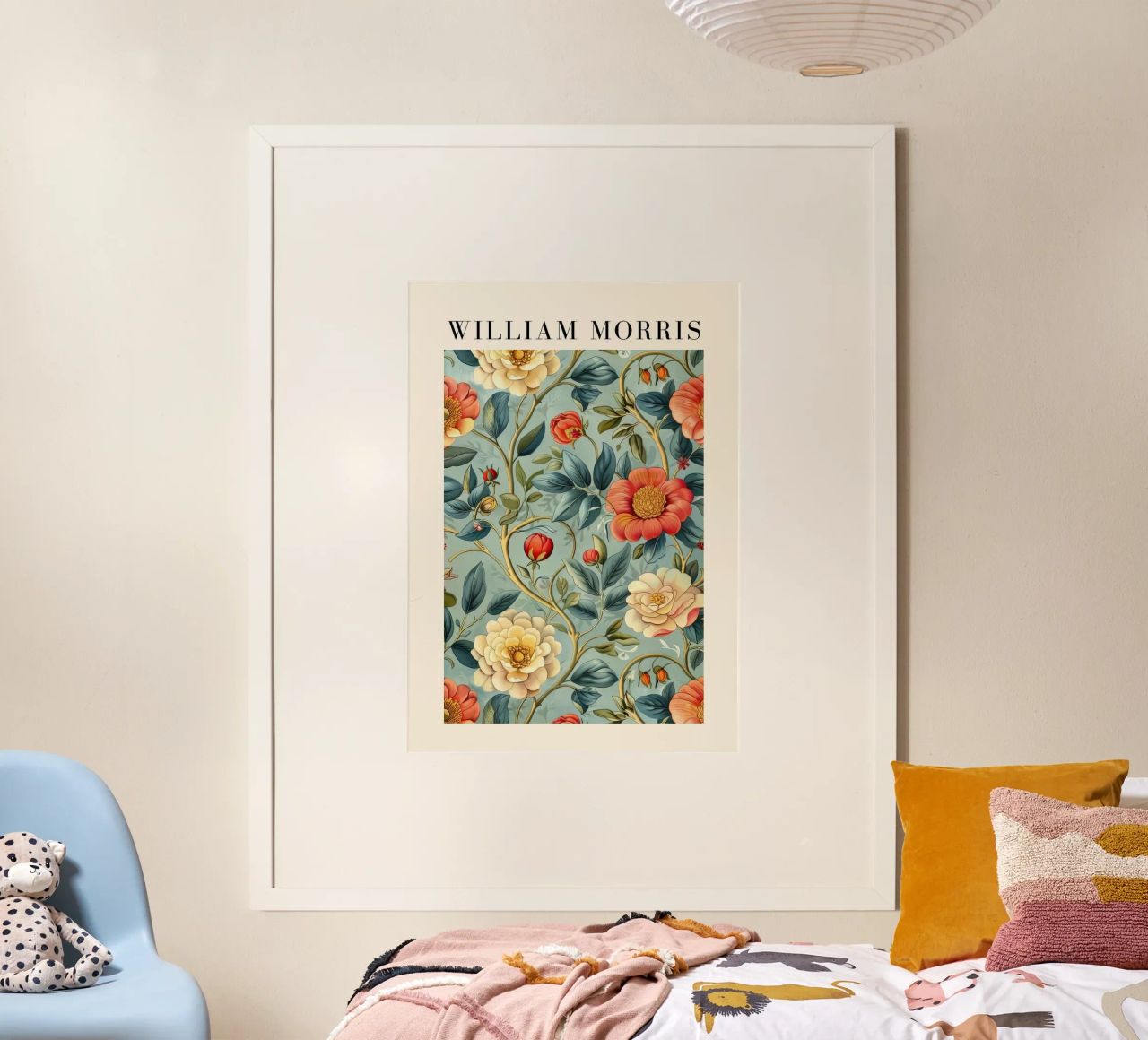 William Morris "Morris-Magie: Die Symphonie der Muster" Poster von Nikis Art Studio