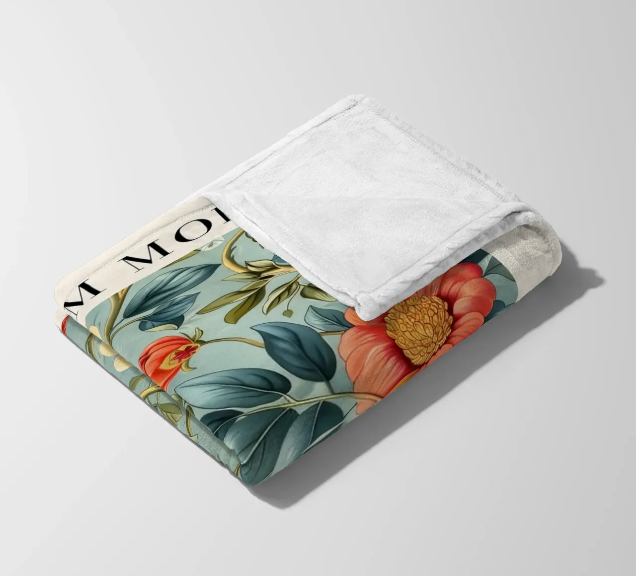 William Morris "Morris Magic: The Symphony of Patterns" fleece blanket by Nikis Art Studio