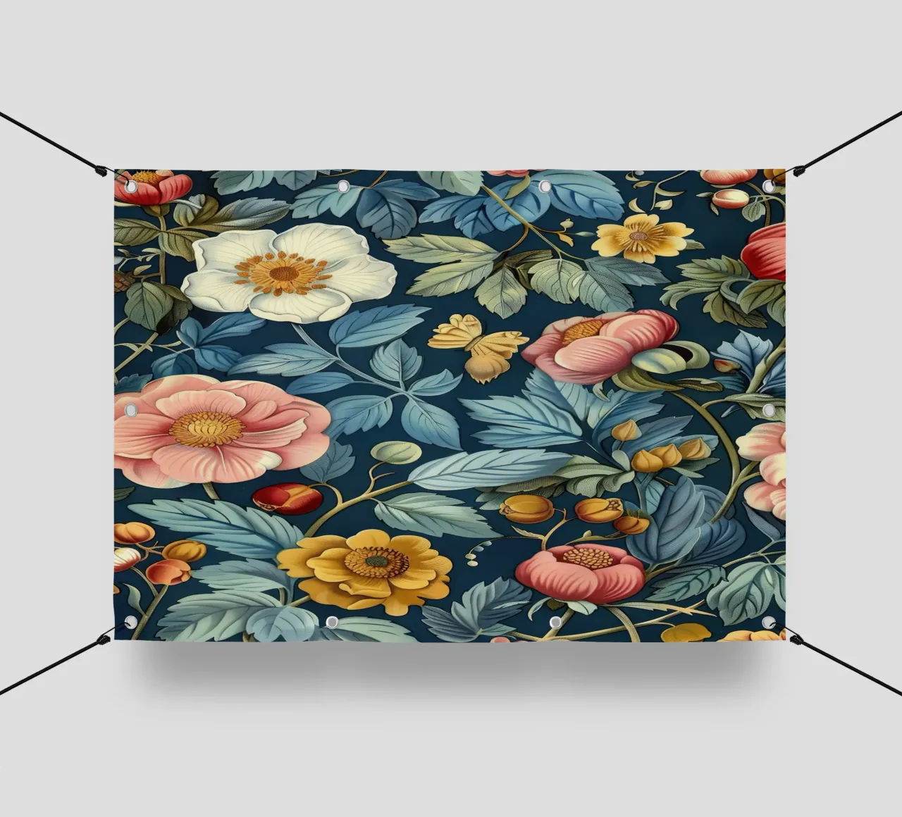 Fascino vittoriano: i capolavori di William Morris telo in pvc da Nikis Art Studio