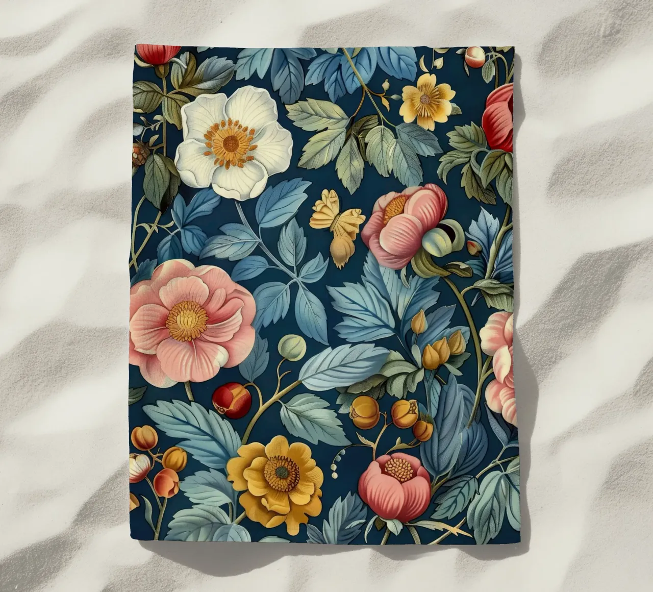 Fascino vittoriano: i capolavori di William Morris telo mare da Nikis Art Studio