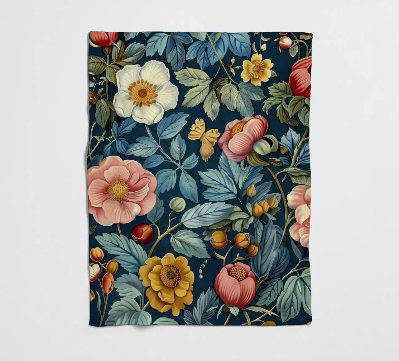 Fascino vittoriano: i capolavori di William Morris coperta in pile da Nikis Art Studio