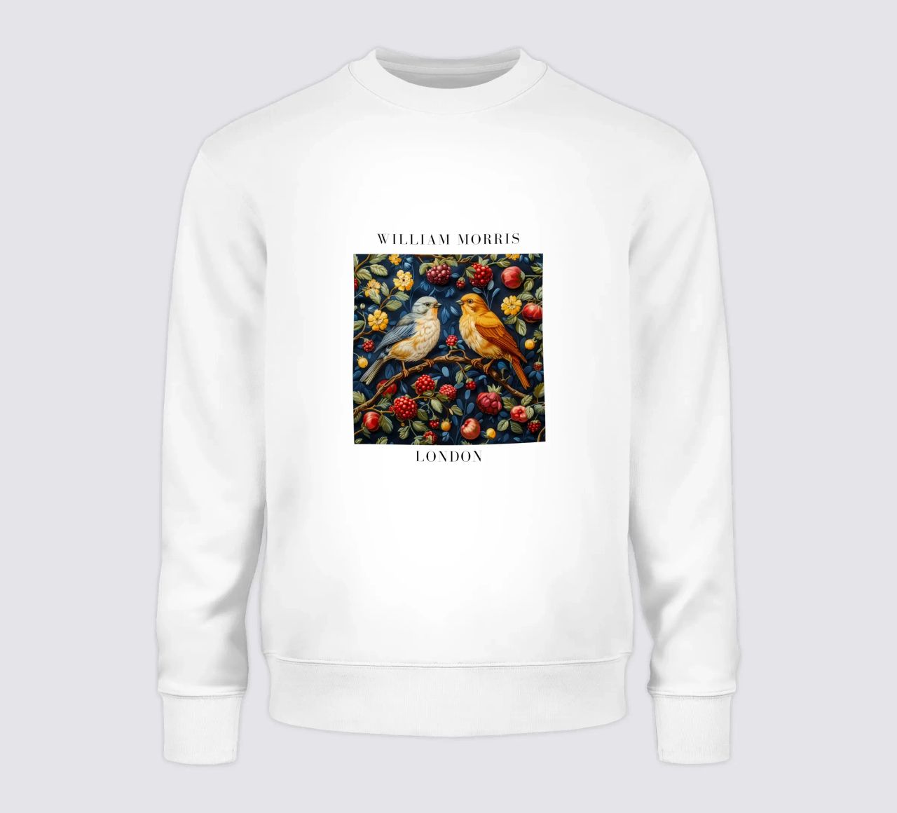 Patterns of Time: William Morris and the Aesthetics of Nature sweatshirt by Nikis Art Studio