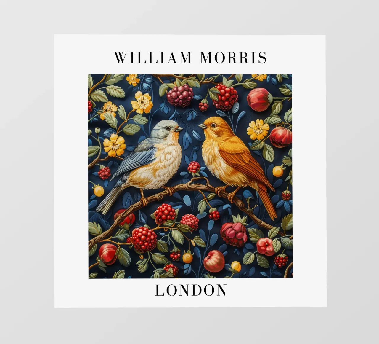 Patterns of Time: William Morris e l'estetica della natura pellicola backlit da Nikis Art Studio