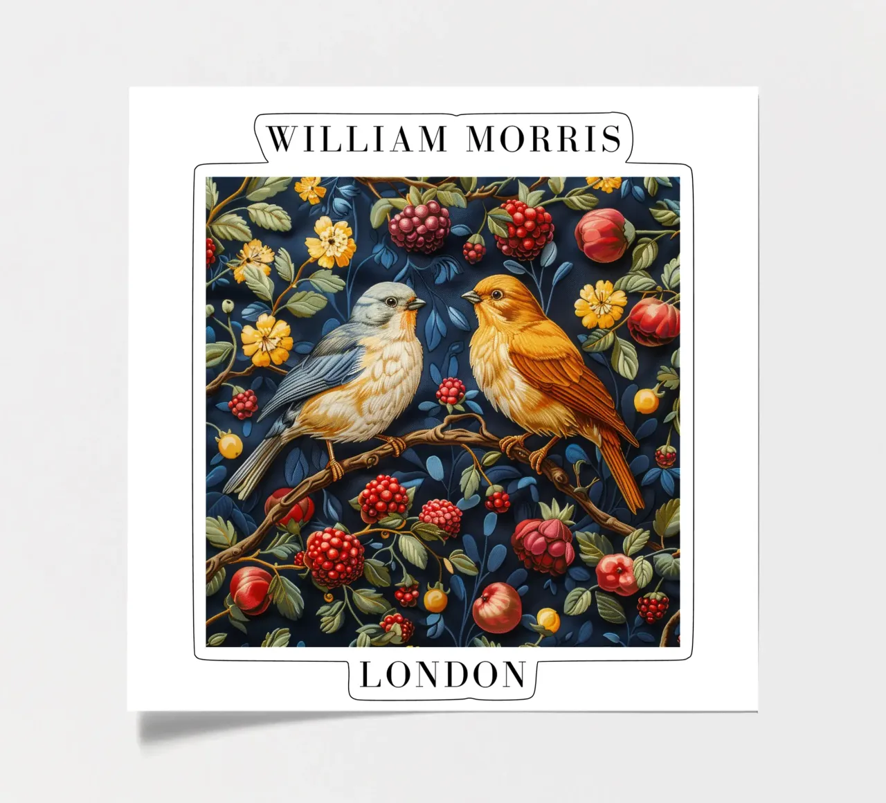 Patterns of Time: William Morris e l'estetica della natura foglio adesivo da Nikis Art Studio